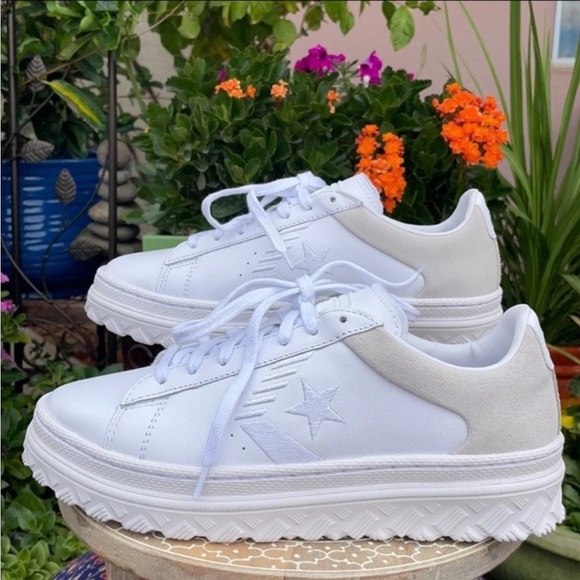 New Platform Pro Leather x2 OX ⭐️ One Star ⭐️ Converse Sneakers - Picture 12 of 16